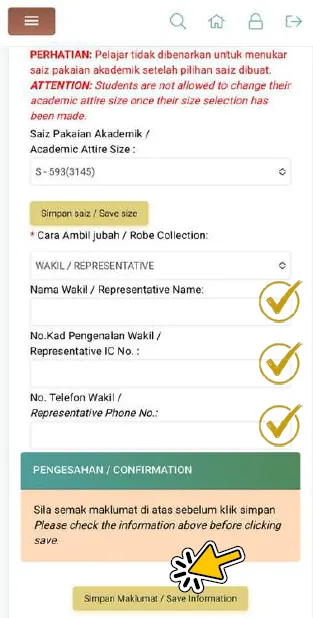 Ruangan Cara Ambil Jubah ditetapkan WAKIL